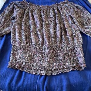 Peasant off the shoulder top